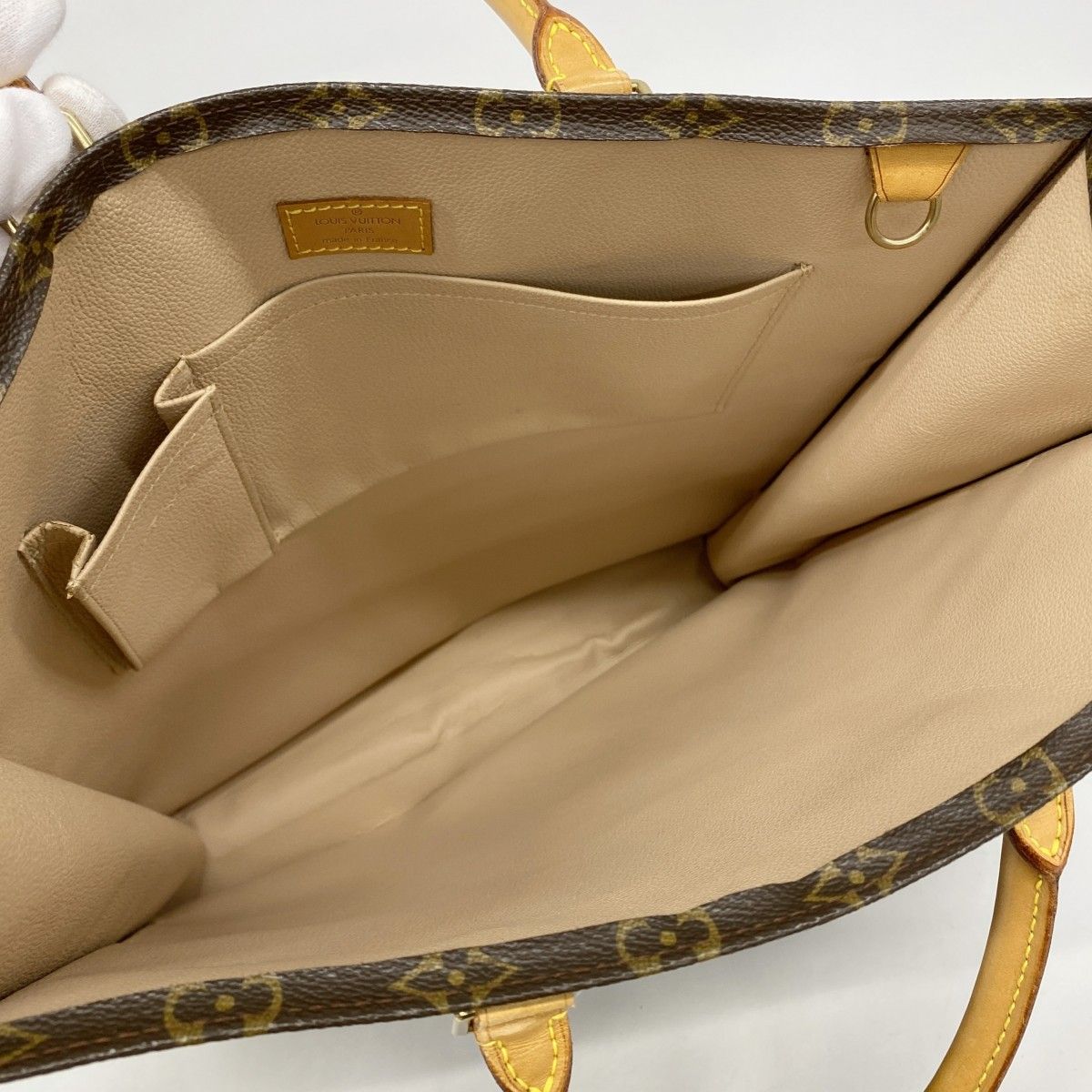 Louis Vuitton Tote Monogram Sac Plat Brown — view 4