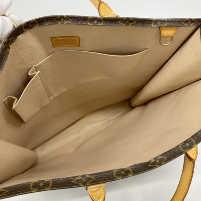 Louis Vuitton Tote Monogram Sac Plat Brown — view 4