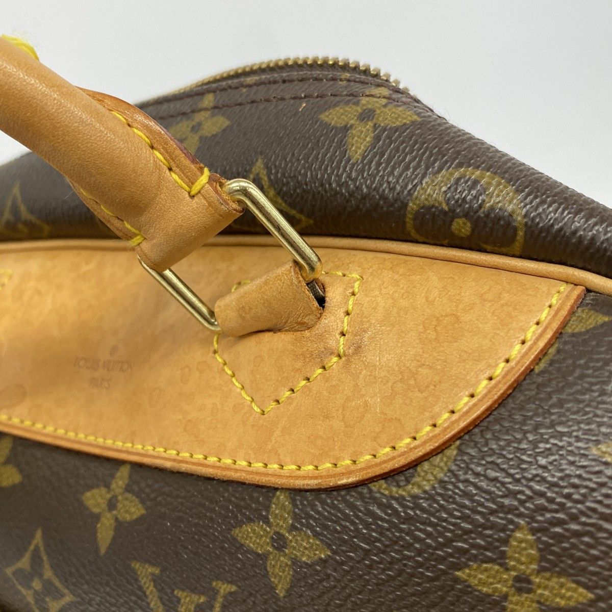 Louis Vuitton Handbag Monogram Deauville Brown — view 8