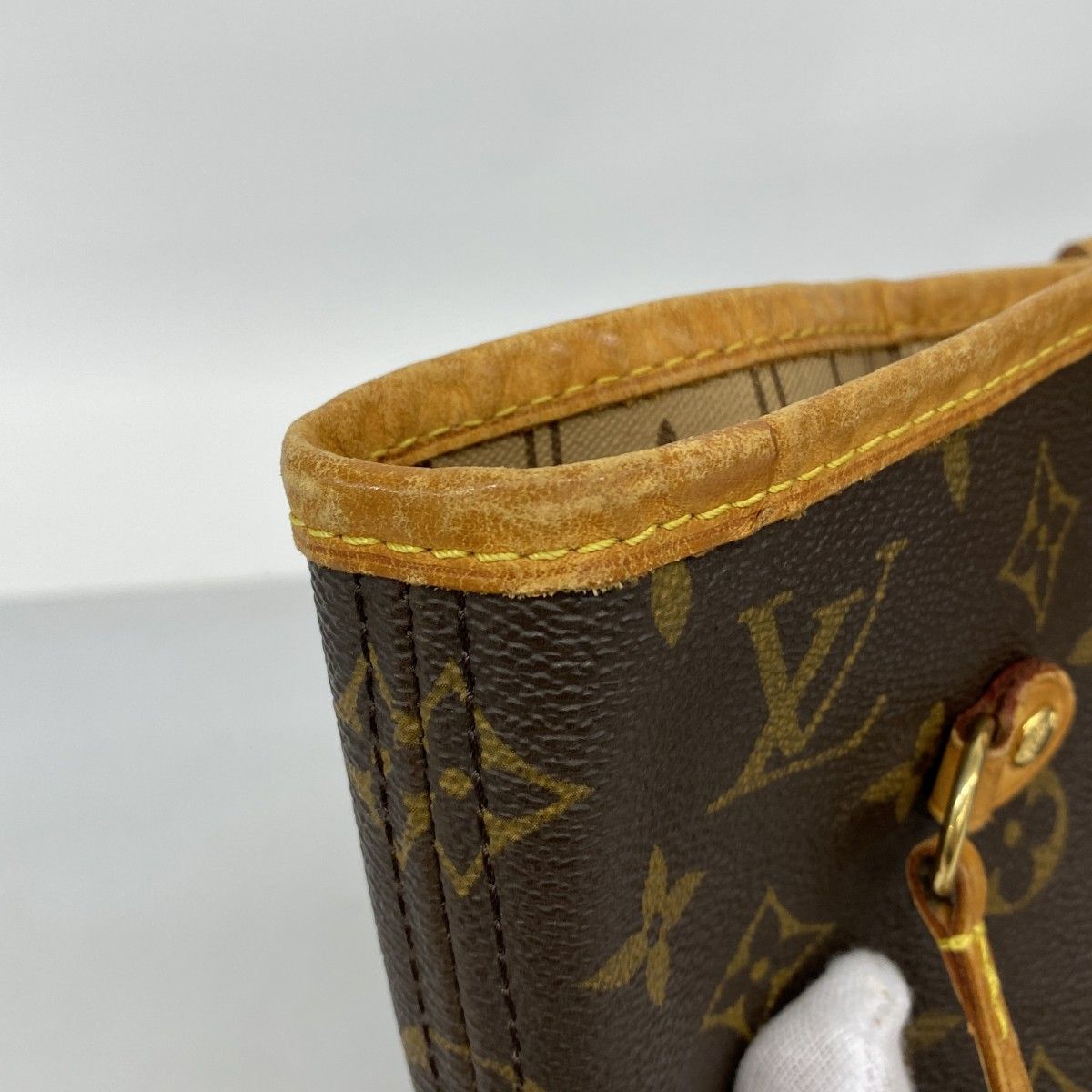Louis Vuitton Tote Monogram Neverfull MM Brown — view 8