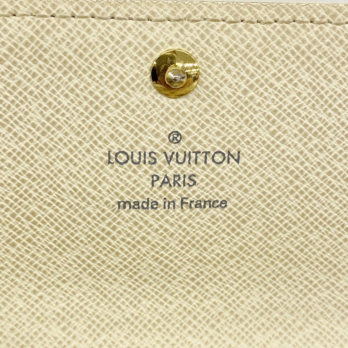 Louis Vuitton Wallet Damier Azur Portefeuille Sarah White — view 4