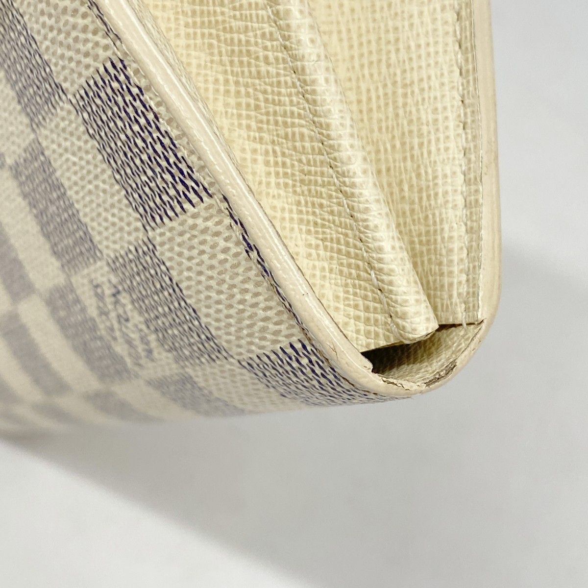 Louis Vuitton Wallet Damier Azur Portefeuille Sarah White — view 6