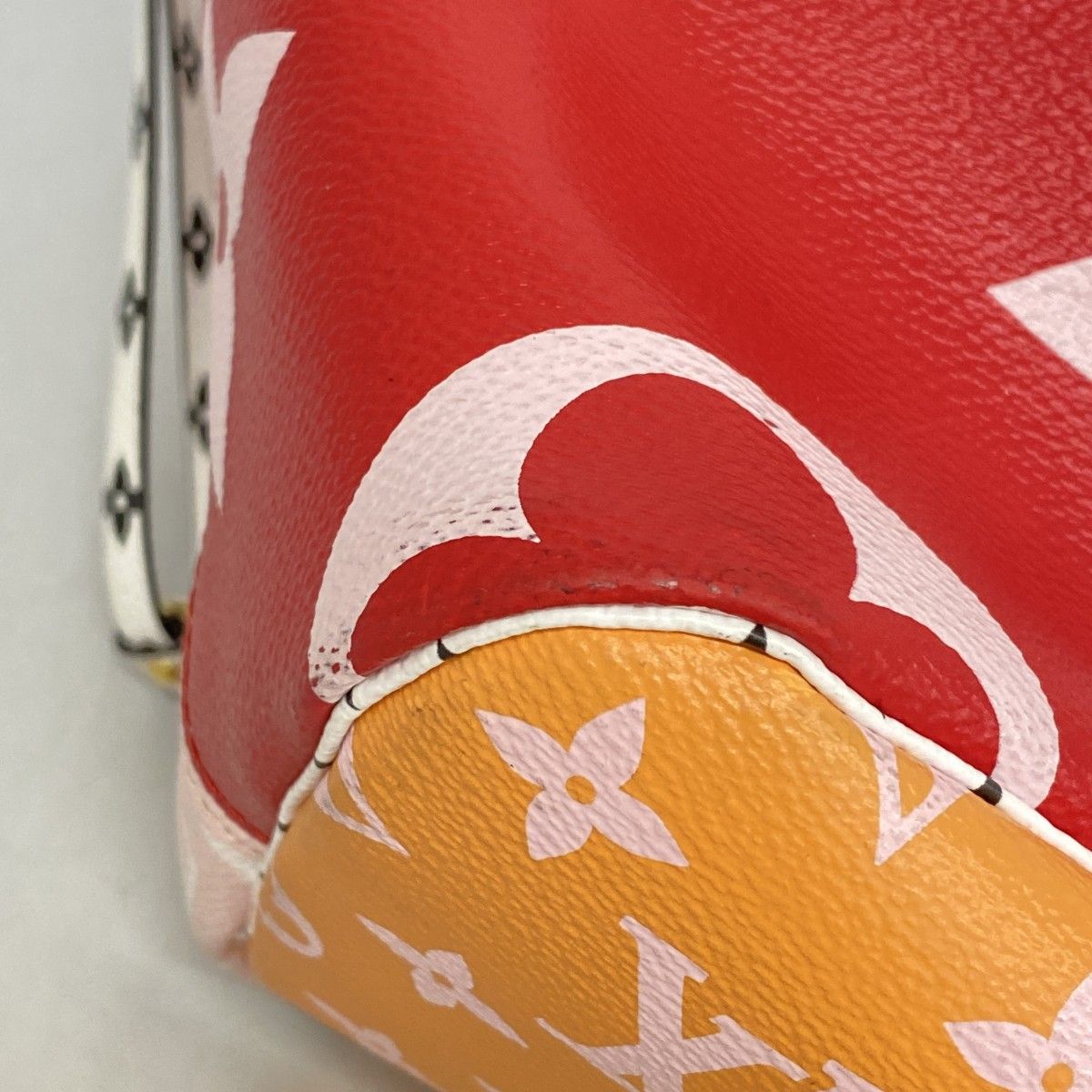 Louis Vuitton Tote Monogram Giant Neverfull MM Pink Rouge — view 7
