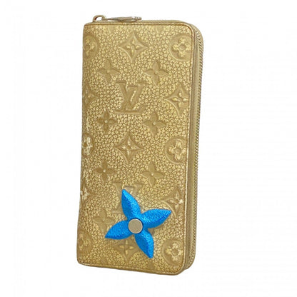Louis Vuitton Wallet Taurillon Climbing Zippy Vertical Chalk White
