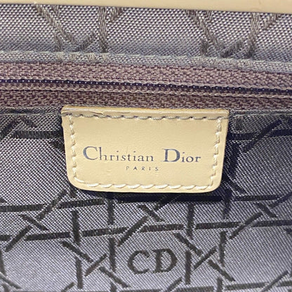Dior Handbag Maris Pearl Leather Beige Silver — view 5