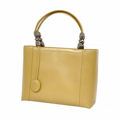 Dior Handbag Maris Pearl Leather Beige Silver