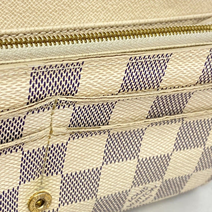 Louis Vuitton Wallet Damier Azur Portefeuille Sarah White — view 8