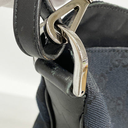 Gucci Handbag GG Canvas Black Silver 2-Way — view 9