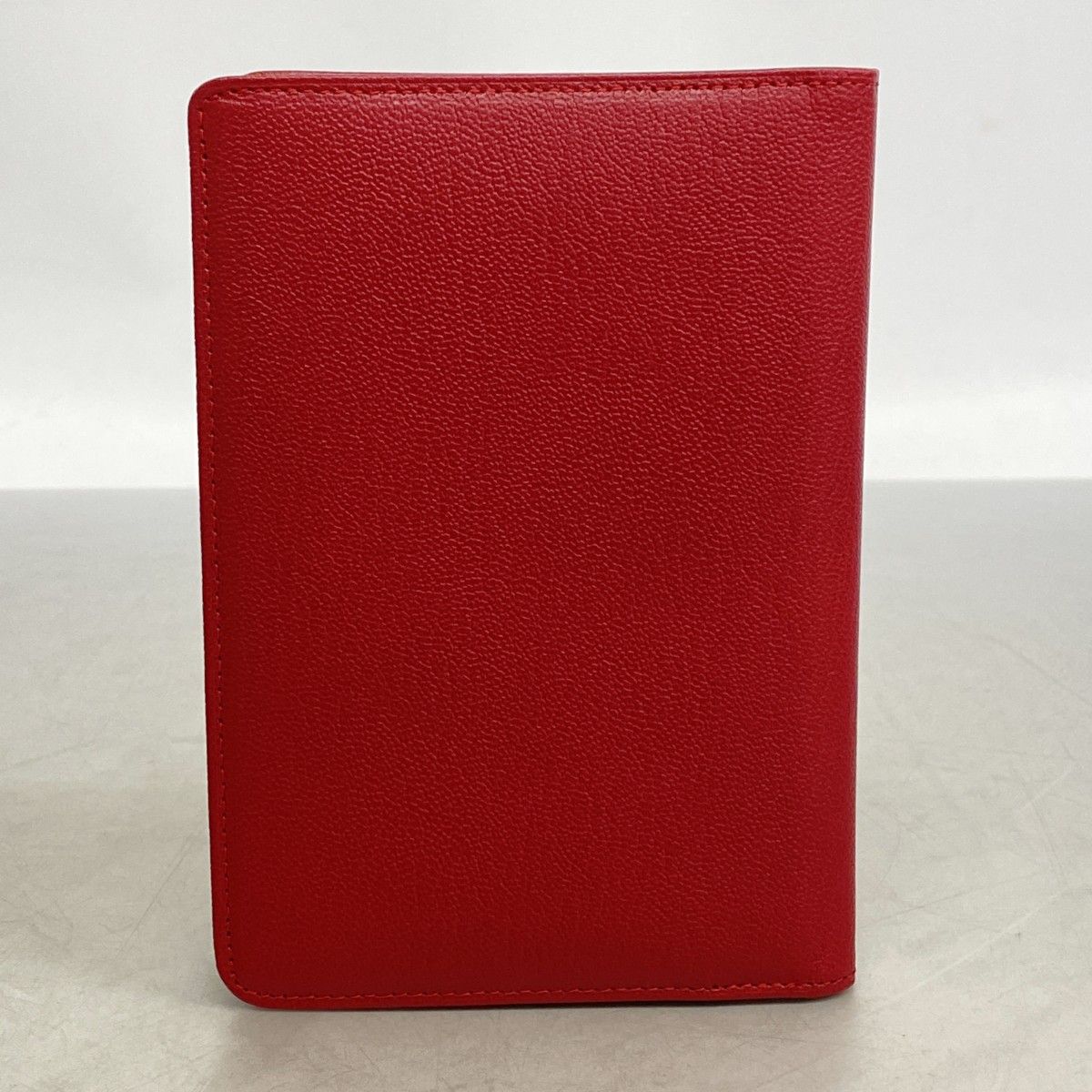 Chanel Wallet Leather Red Gold — view 5