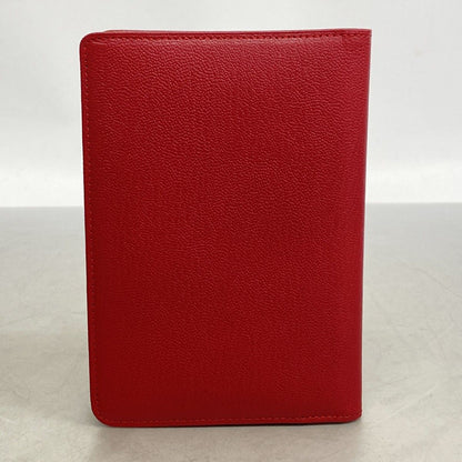 Chanel Wallet Leather Red Gold — view 5