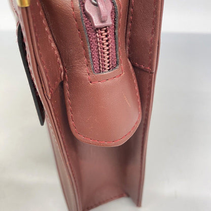 Cartier Clutch Must Leather Bordeaux Gold — view 8