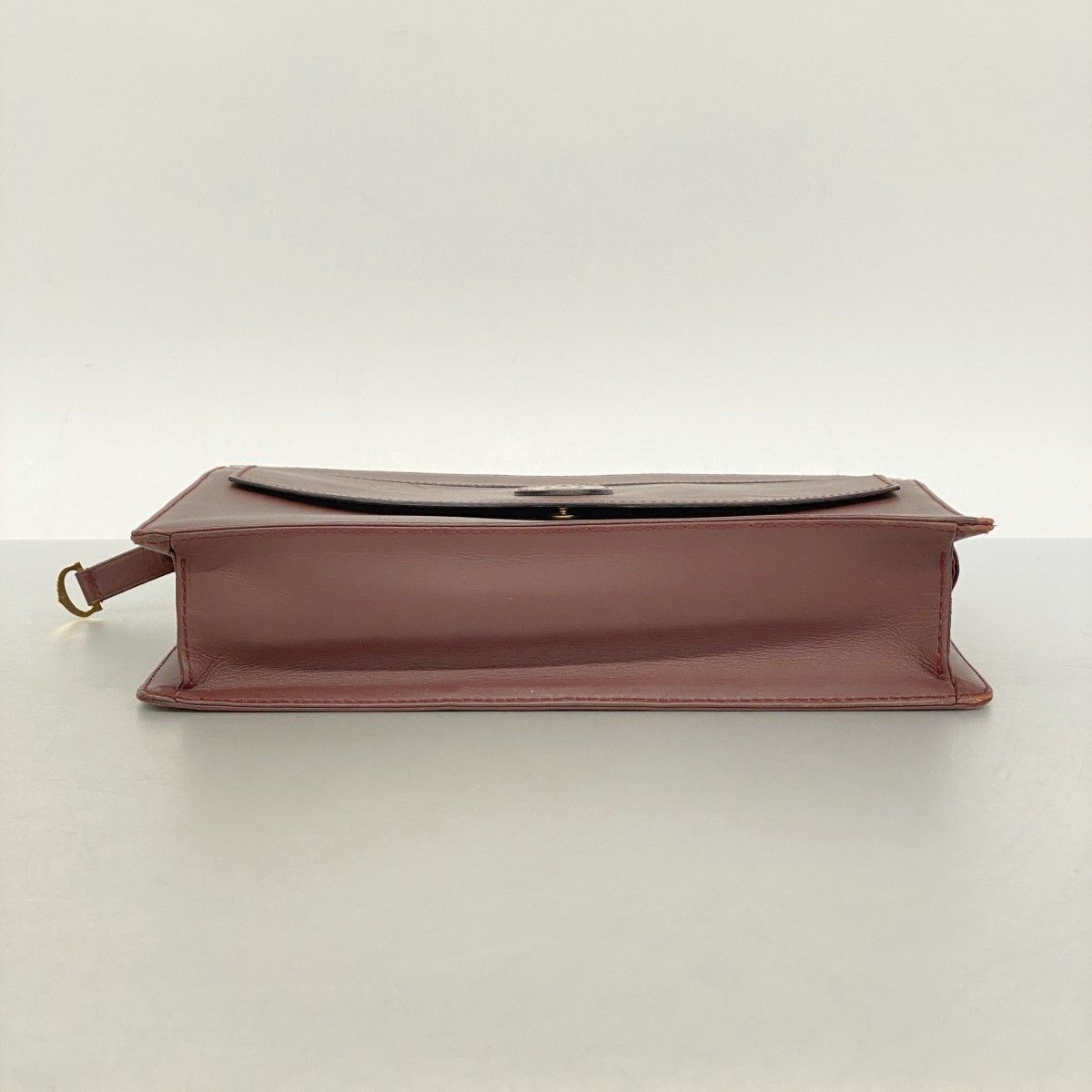 Cartier Clutch Must Leather Bordeaux Gold — view 3