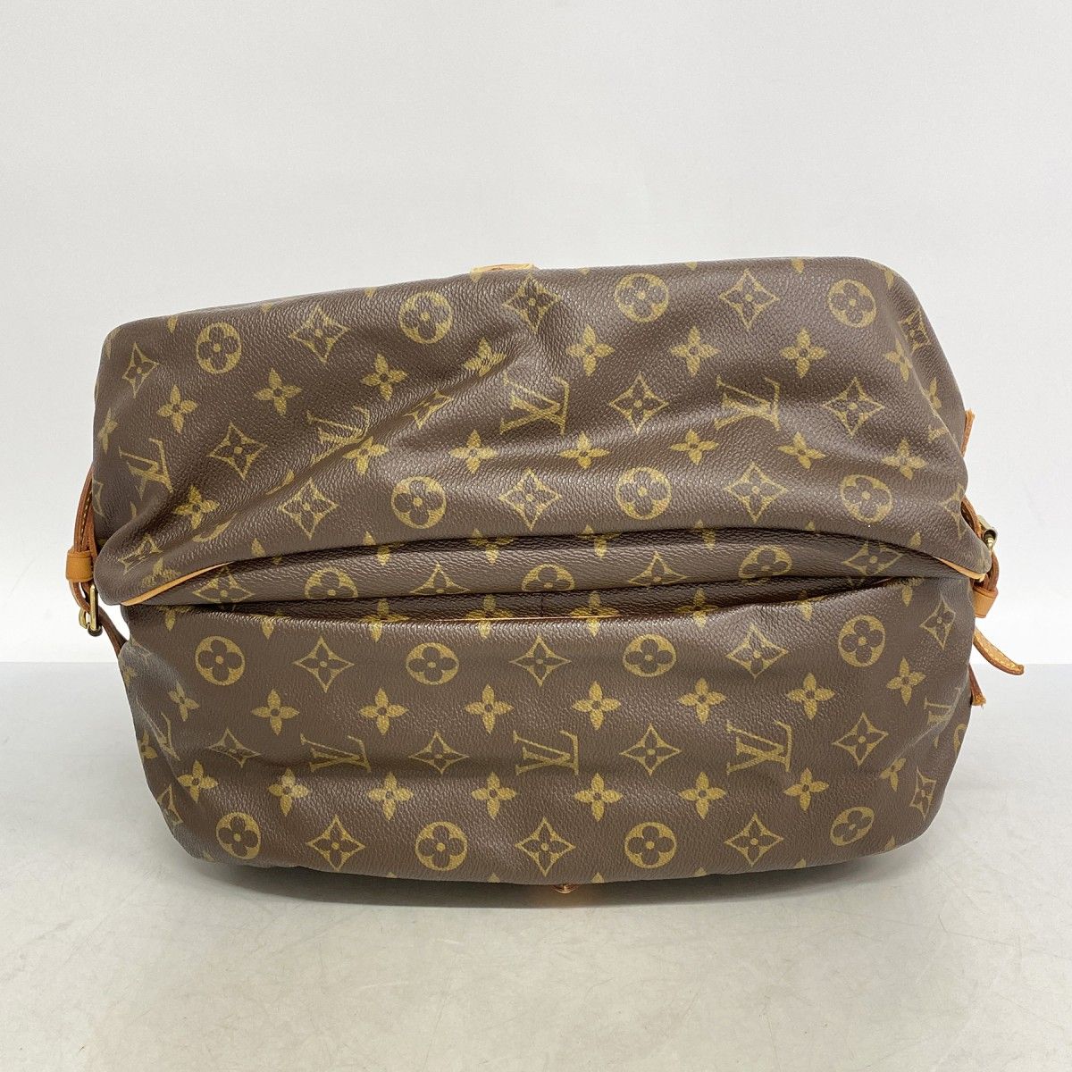 Louis Vuitton Shoulder Bag Monogram Saumur 35 Brown — view 3