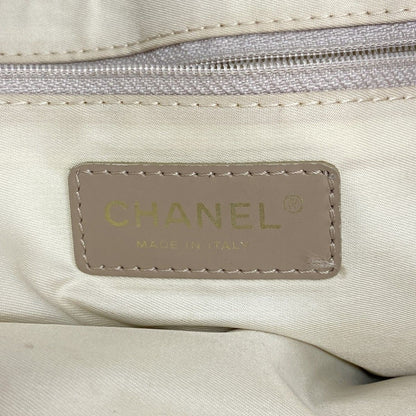 Chanel Tote New Travel Nylon Beige Gold — view 5