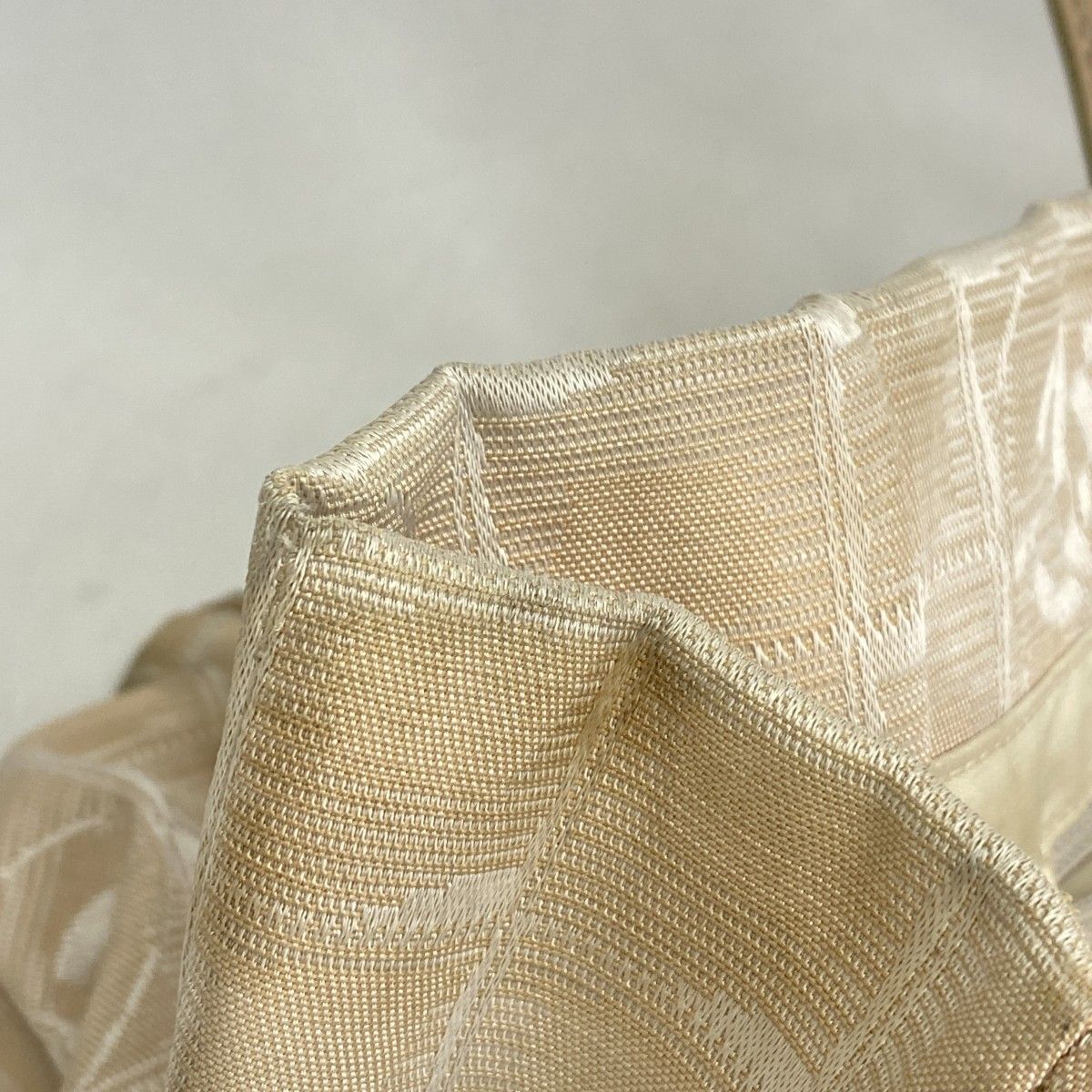 Chanel Tote New Travel Nylon Beige Gold — view 9