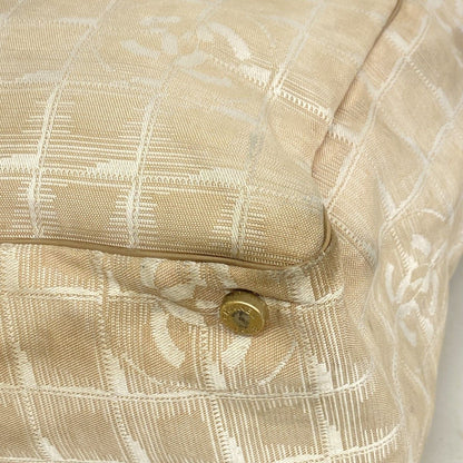Chanel Tote New Travel Nylon Beige Gold — view 6