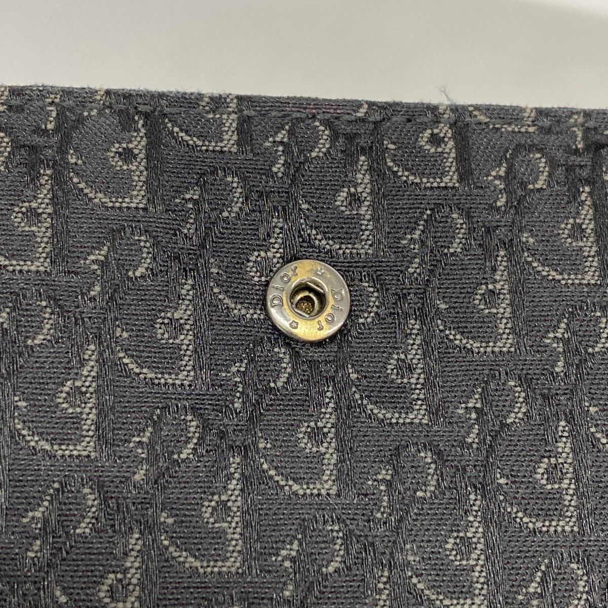 Dior Wallet Street Chic Canvas Leather Black Silver — view 7