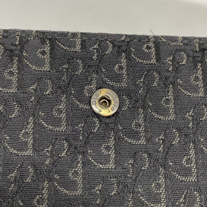Dior Wallet Street Chic Canvas Leather Black Silver — view 7