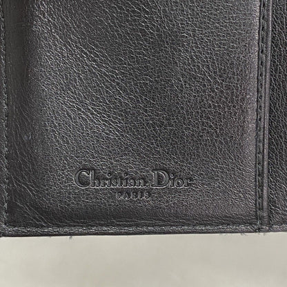 Dior Wallet Street Chic Canvas Leather Black Silver — view 4