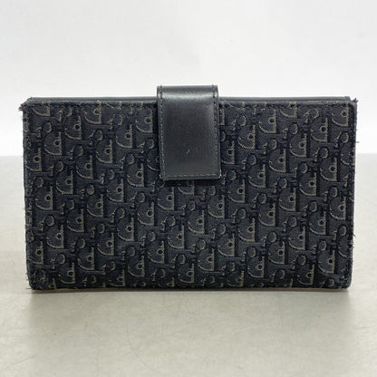 Dior Wallet Street Chic Canvas Leather Black Silver — view 9