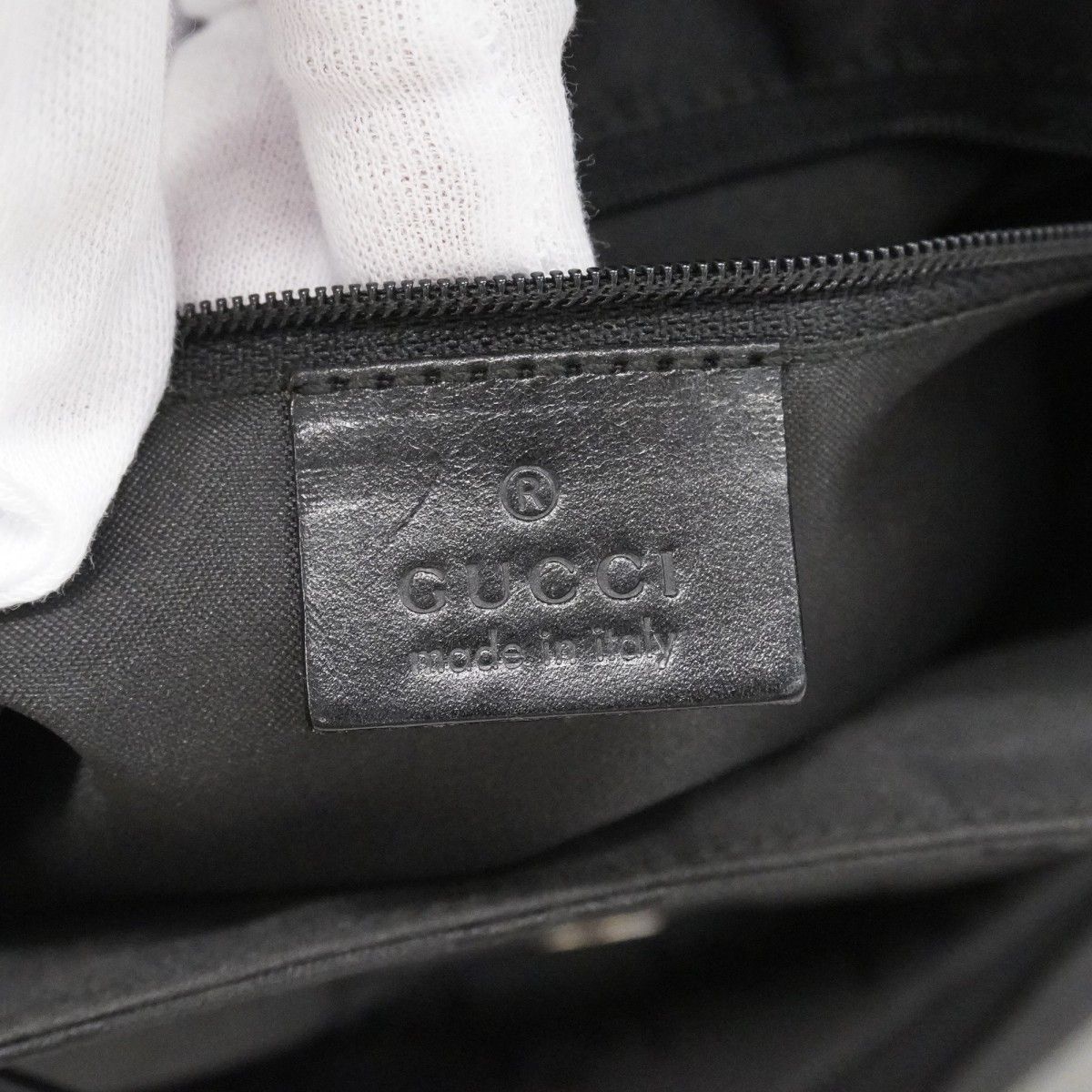 Gucci Backpack GG Nylon 003 Black Silver — view 5