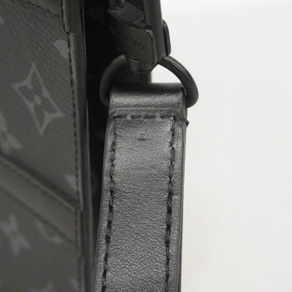 Louis Vuitton Clutch Monogram Eclipse Trunk Pochette Black — view 9