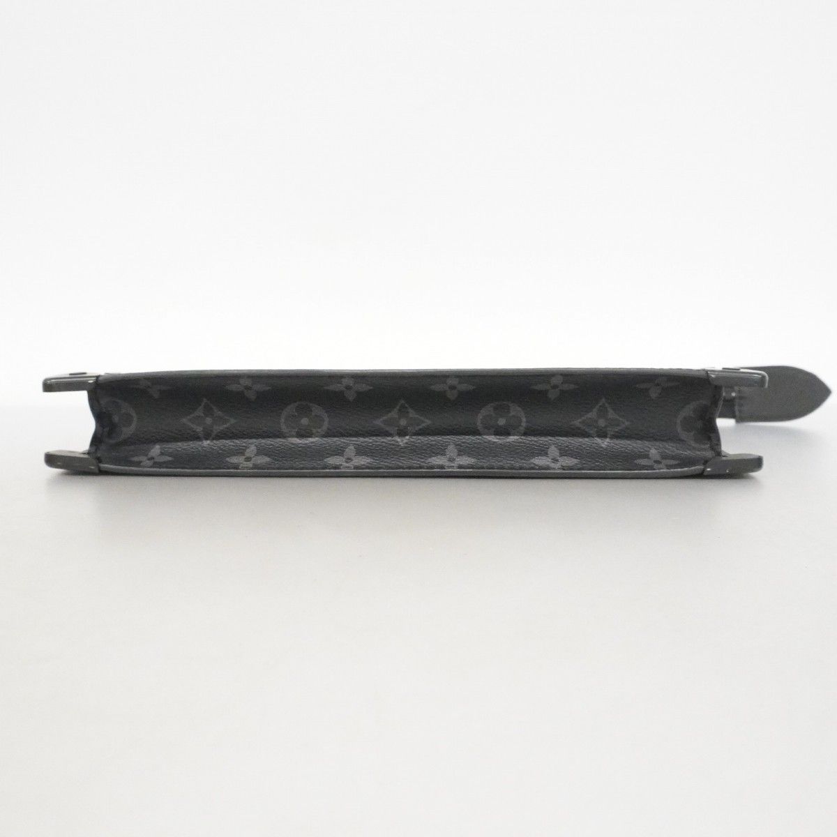 Louis Vuitton Clutch Monogram Eclipse Trunk Pochette Black — view 3