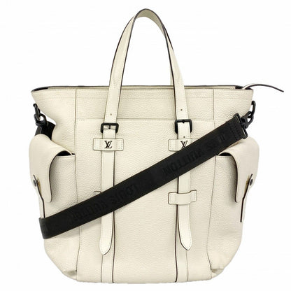 Louis Vuitton Tote Taurillon Christopher Blanc 2-Way