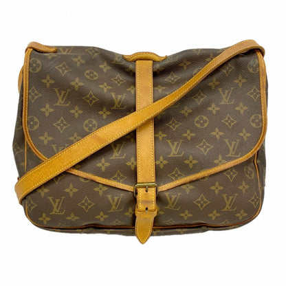 Louis Vuitton Shoulder Bag Monogram Saumur 35 Brown