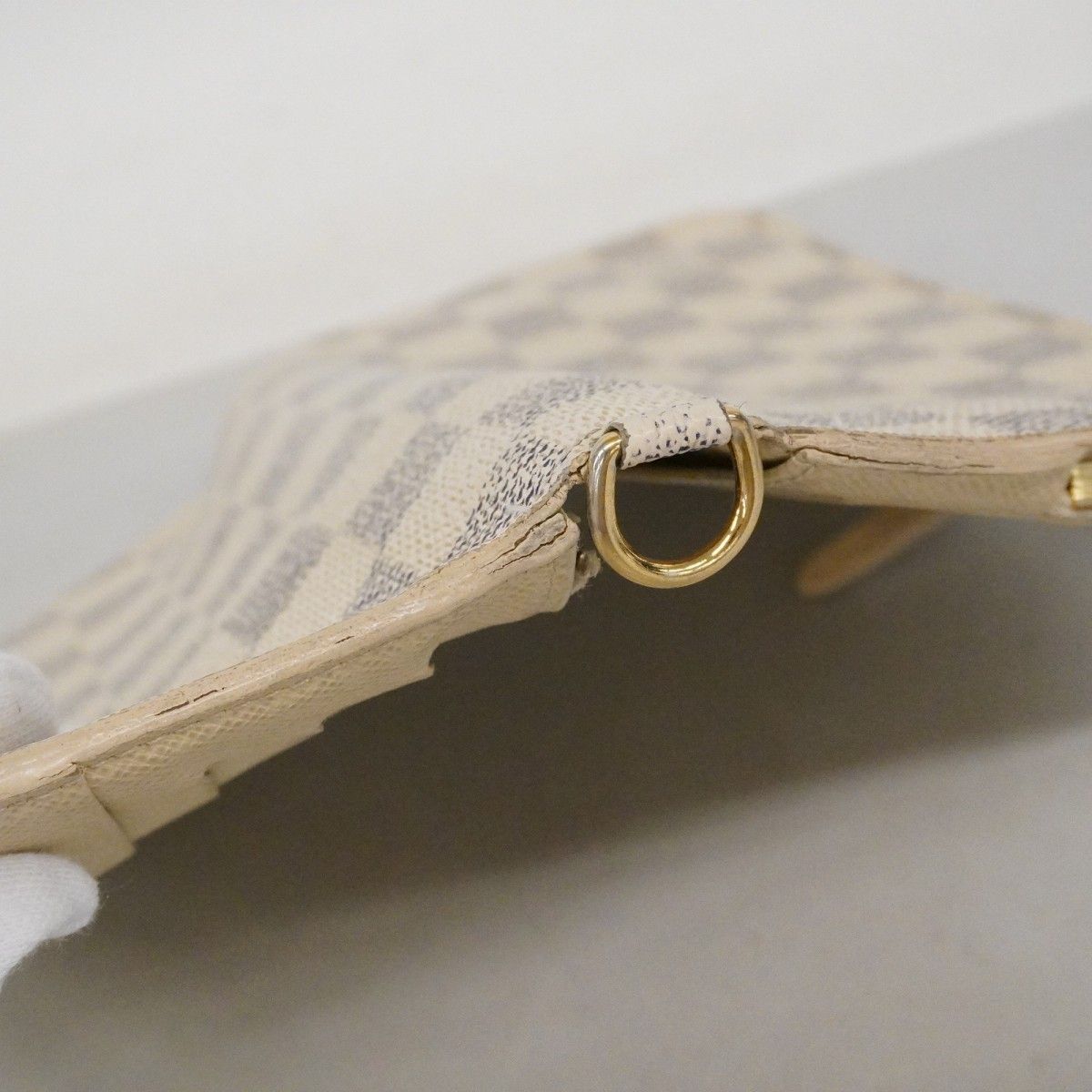 Louis Vuitton Wallet Damier Azur Portefeuille Insolite White — view 6