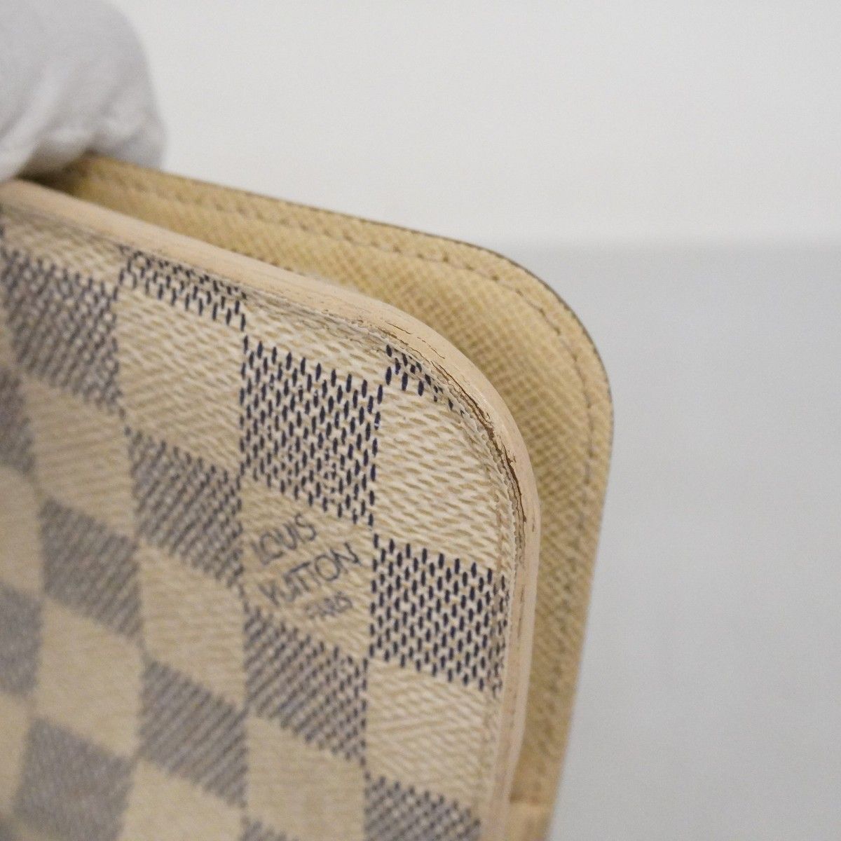 Louis Vuitton Wallet Damier Azur Portefeuille Insolite White — view 7