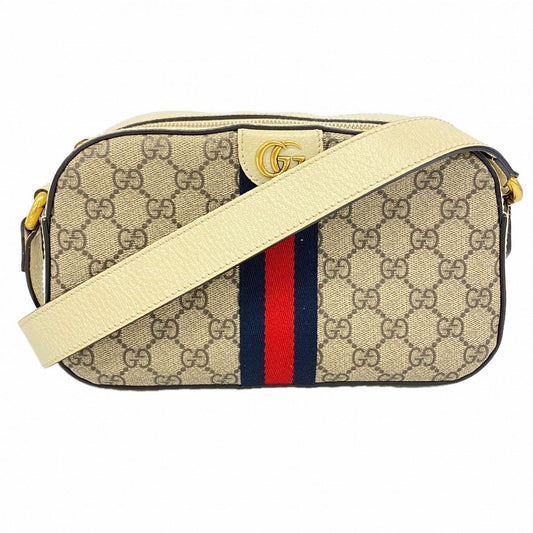 Gucci Shoulder Bag Ophidia Beige Gold