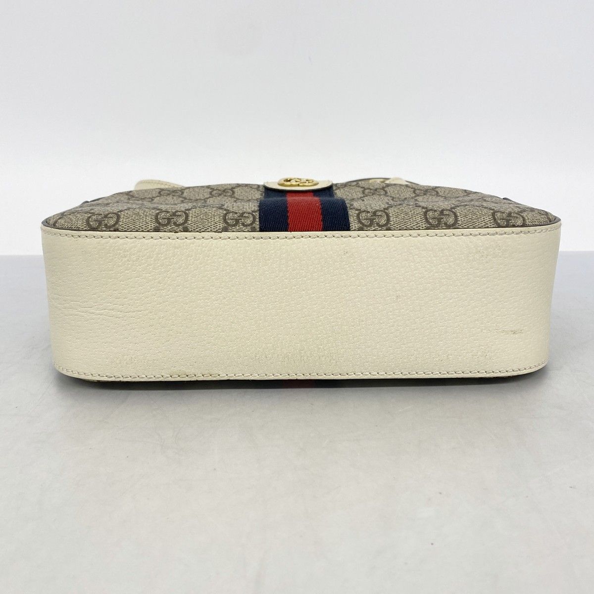 Gucci Shoulder Bag Ophidia Beige Gold — view 3