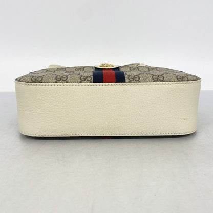 Gucci Shoulder Bag Ophidia Beige Gold — view 3