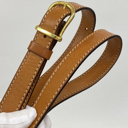 Celine Shoulder Bag Macadam Brown Gold — view 9
