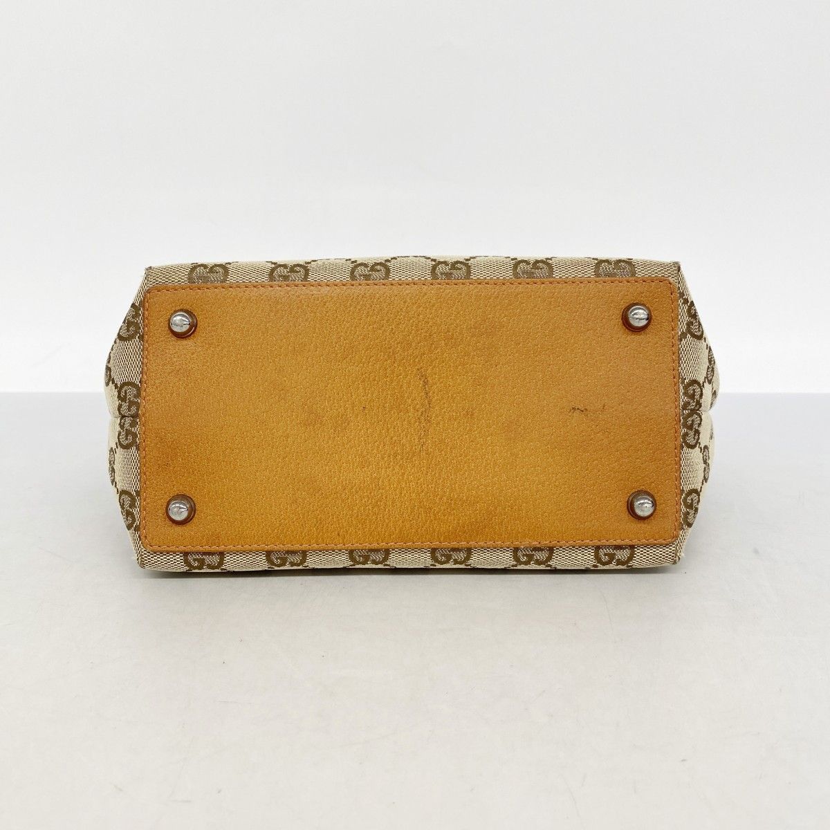 Gucci Handbag GG Canvas Beige Silver — view 3