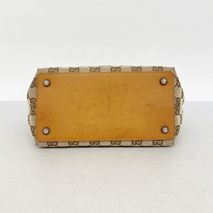 Gucci Handbag GG Canvas Beige Silver — view 3