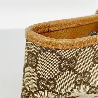 Gucci Handbag GG Canvas Beige Silver — view 6