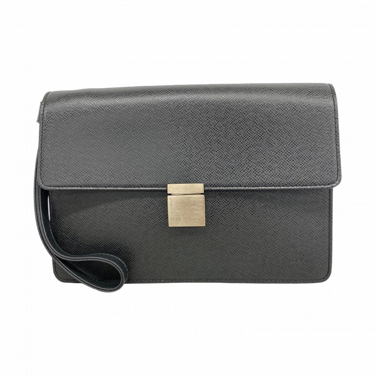 Louis Vuitton Clutch Taiga Selenga Ardoise