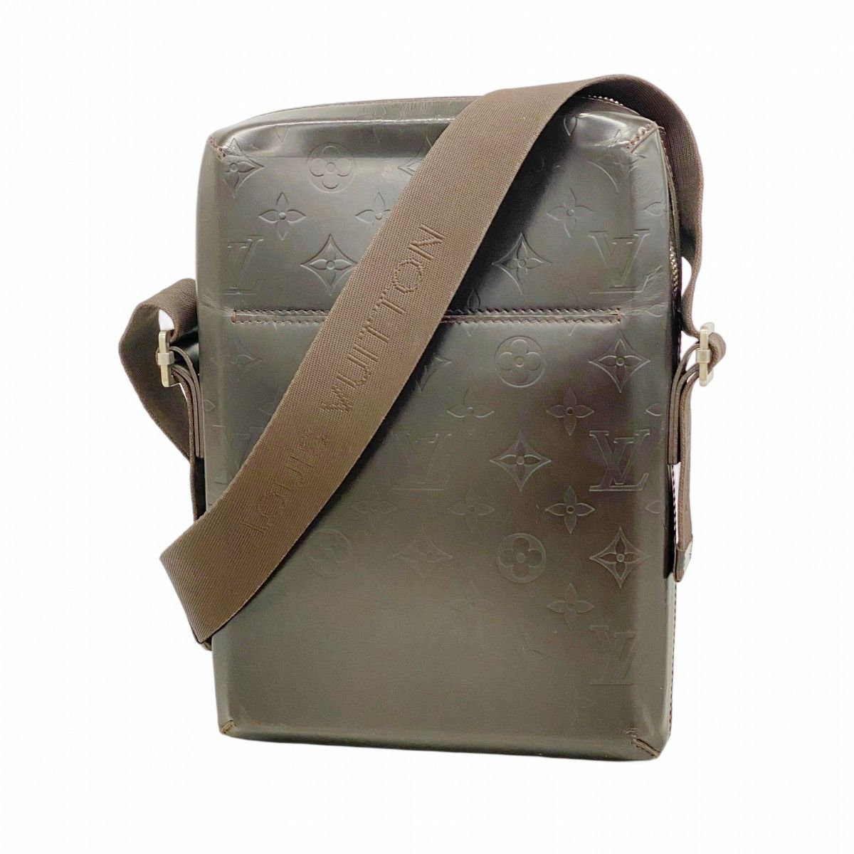 Louis Vuitton Shoulder Bag Monogram Glace Leather Bobbi Cafe