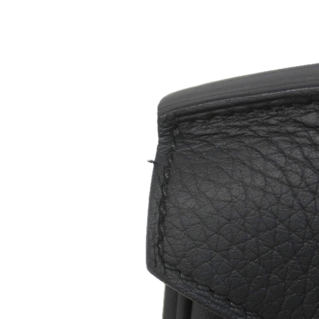 Hermes Handbag Birkin 35 Taurillon Clemence Black Gold — view 7