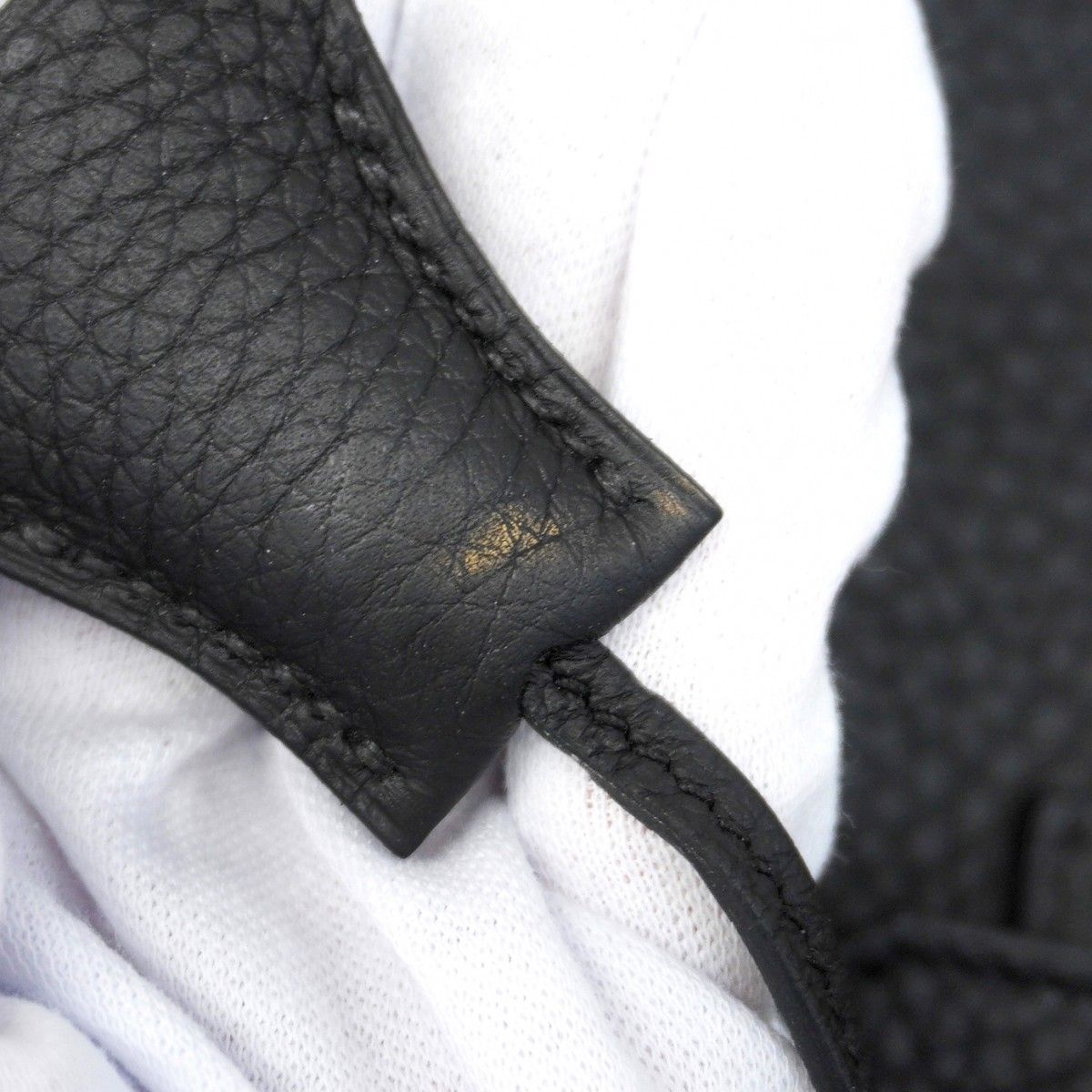 Hermes Handbag Birkin 35 Taurillon Clemence Black Gold — view 6