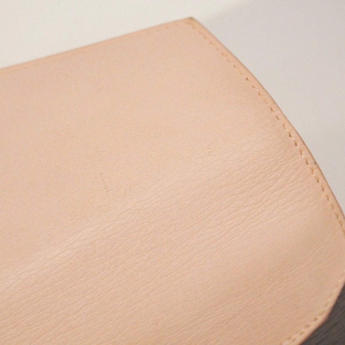 Fendi Wallet Leather Pink Gray Gold — view 8