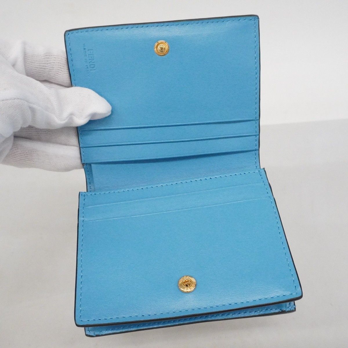 Fendi Wallet Multicolor Gold — view 3