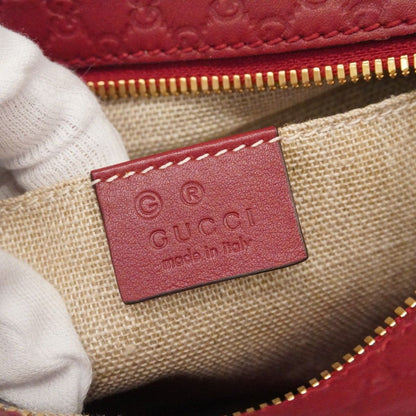 Gucci Shoulder Bag Micro Guccissima Leather Red Chien Pants Gold — view 5