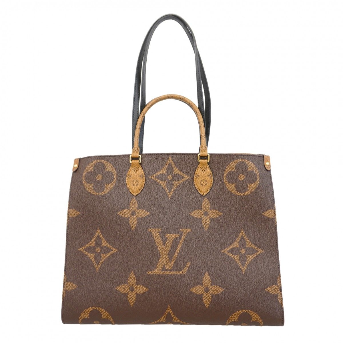 Louis Vuitton Tote Monogram Giant Reverse On The Go GM Brown 2-Way