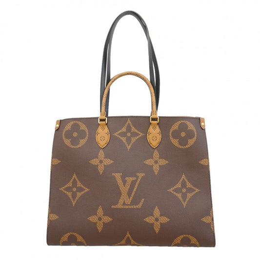 Louis Vuitton Tote Monogram Giant Reverse On The Go GM Brown 2-Way