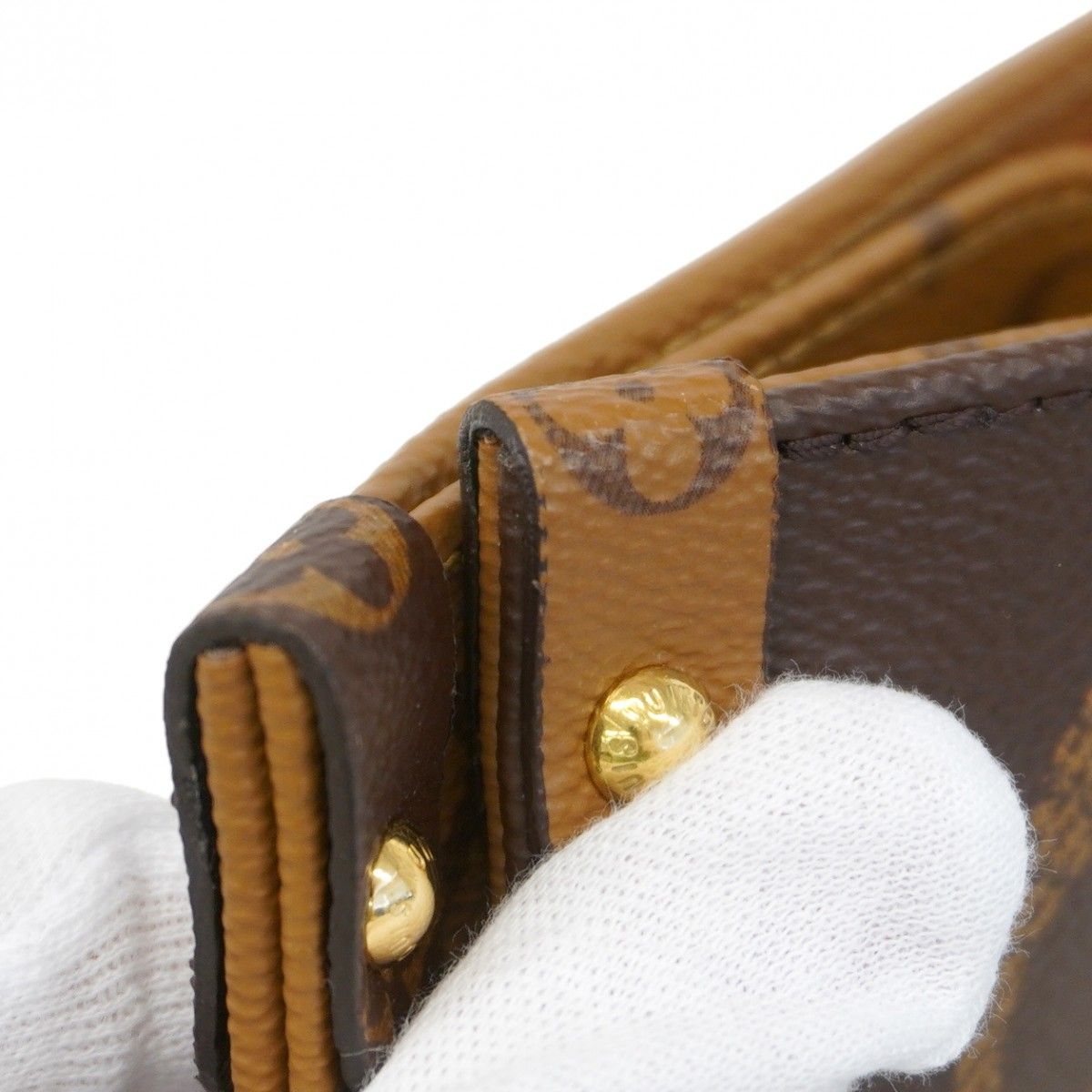 Louis Vuitton Tote Monogram Giant Reverse On The Go GM Brown 2-Way — view 8