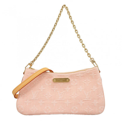 Louis Vuitton Handbag Monogram Denim Pochette Rive Washed Pink 2-Way