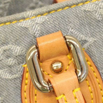 Louis Vuitton Handbag Monogram Denim On The Go MM Washed Gray 2-Way — view 9